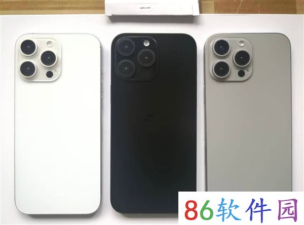 iphone 16 pro max机模首曝：新增纯黑色版本