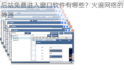 后站免费进入窗口软件有哪些？火遍网络的神器