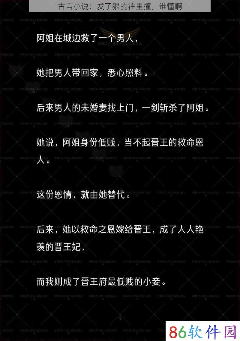 古言小说：发了狠的往里撞，谁懂啊