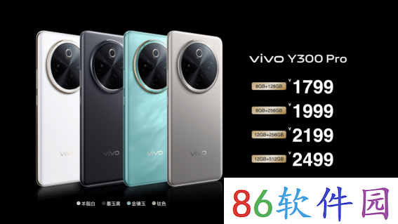 vivo Y300 Pro发布：搭载6500mAh蓝海电池，售价1799元起