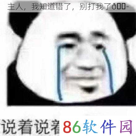 主人，我知道错了，别打我了